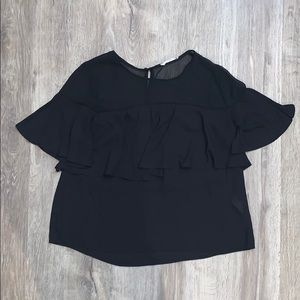 Lush Black Blouse